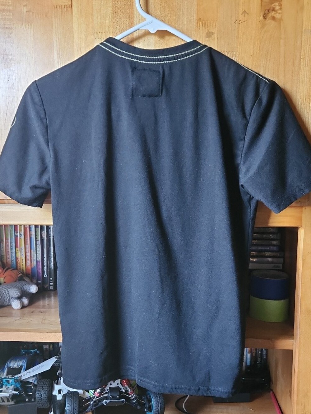 CR-24 Black Kids Tee with embossed Bear Graphic - "Take The Risk" - Picture 5 of 10